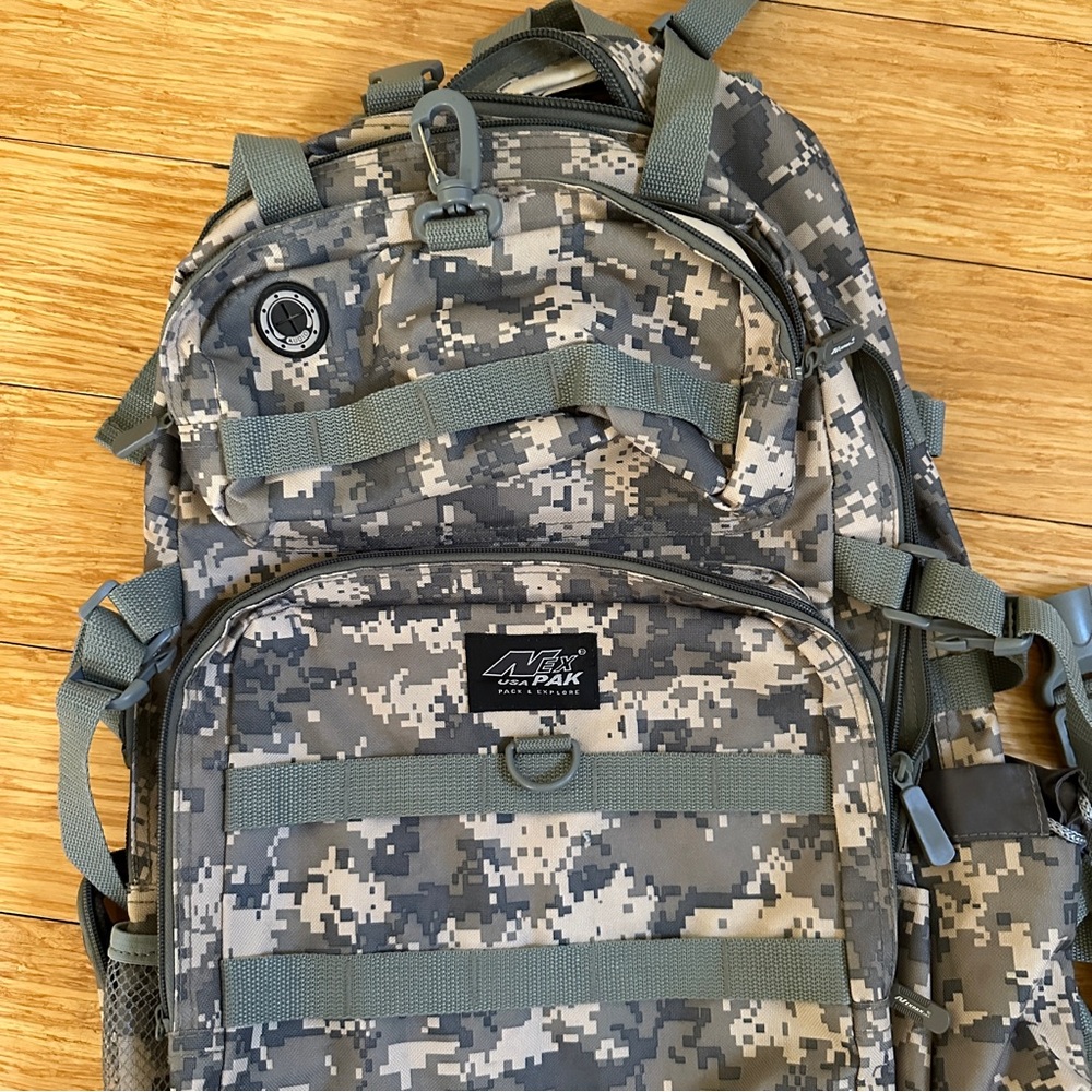 Tactical Digital Camouflaged Pattern Backpack Nex… - image 3